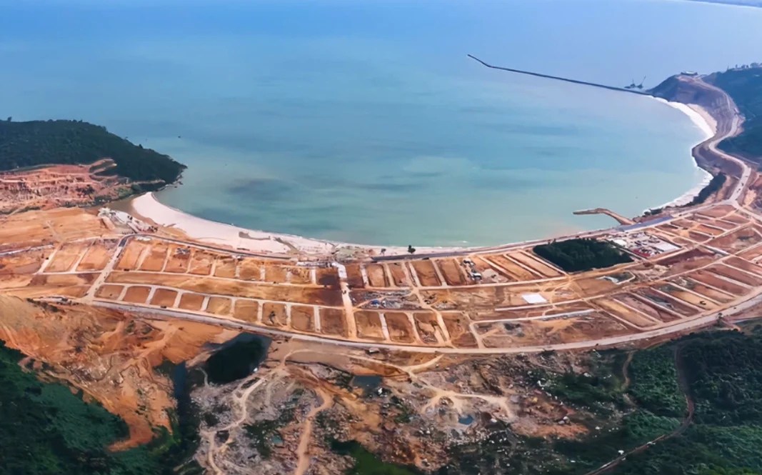 Hình ảnh thực tế tiến độ thị công tại Vinhomes Hải Vân Bay